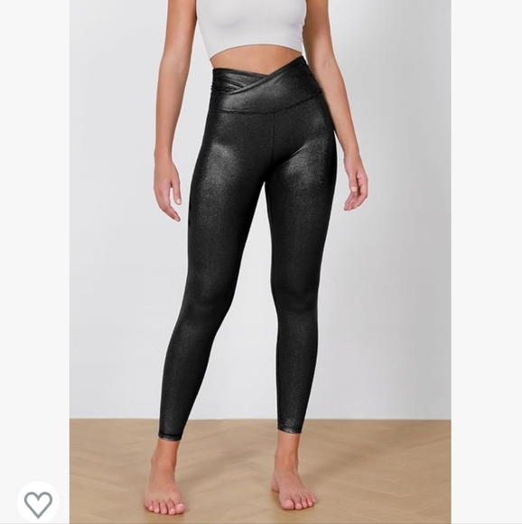 ODODOS Women's Cross Waist 7/8 Yoga Leggings NWT - Picture 1 of 2